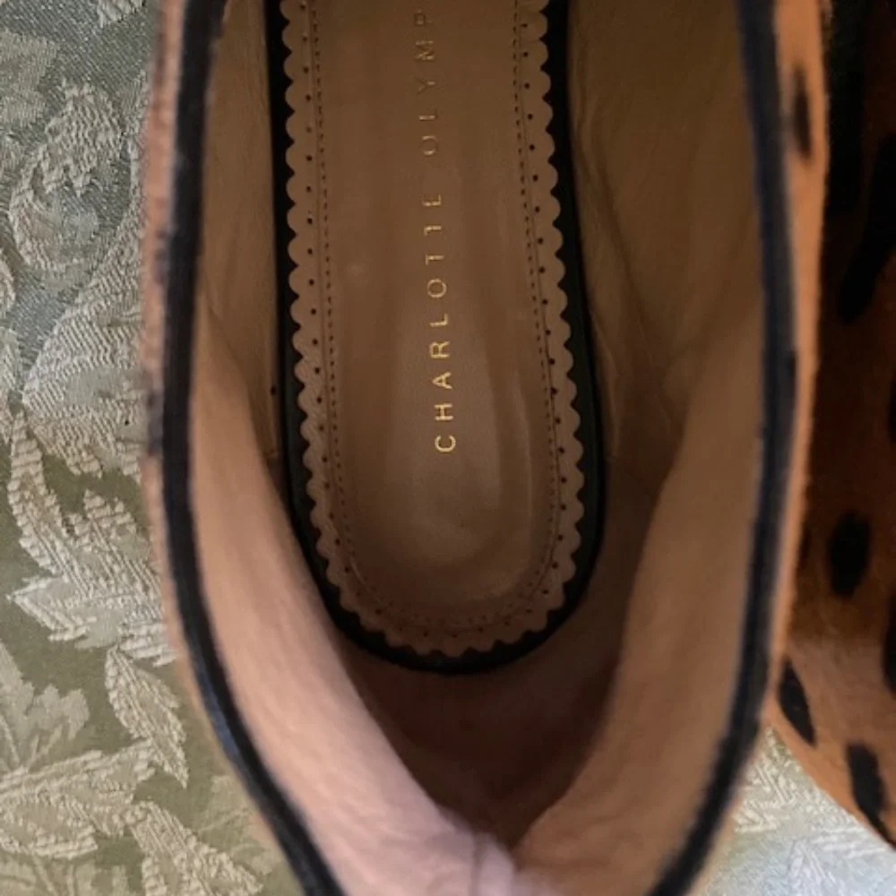 Charlotte Olympia Leopard Print Ankle Boots - Picture 8 of 10